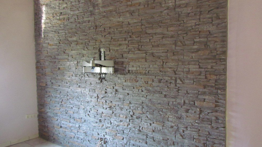 Mediterrane wandgestaltung im wohnzimmer mit der kunststeinpaneele Küche grün gebraucht