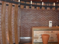 Wandgestaltung der Vinothek auf der Aida Sol