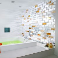 Glasbausteine Posia - Wandgestaltung im Badezimmer