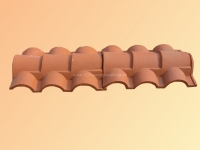 Mauerabdeckung Chaperon Ccanaline naturrot
