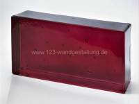 Glasbausteine - Mattone Artiko - Reddish Purple-bubble
