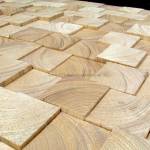 Holzverkleidung Blocks Fichte / Tanne mit geschliffener Oberfläche