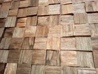 Holzverkleidung Blocks - Gently 5 x 5 cm - Nussholz