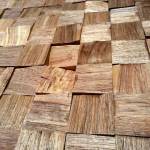 Holzverkleidung Blocks - Gently 5 x 5 cm - Nussholz
