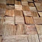 Holzverkleidung Blocks - Gently 5 x 5 cm - Nussholz