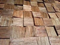 Holzverkleidung Blocks - Gently 5 x 5 cm - Nussholz