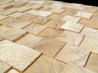 Holzverkleidung Blocks Fichte / Tanne mit geschliffener Oberfläche