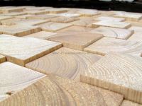 Holzverkleidung Blocks Fichte / Tanne mit geschliffener Oberfläche