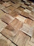 Holzverkleidung Blocks - Gently 5 x 5 cm - Nussholz