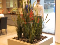 Grünraumgestaltung - Bambus - Möbelhaus - Küchenausstellung