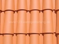 Mauerabdeckung Teja Curva rojo