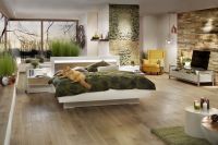 Mooswand - Moosbild - Curly und Islandmoos - Schlafzimmer