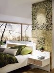 Mooswand - Moosbild - Curly Moos - Islandmoos - Schlafzimmer