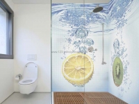 Mosaikfliesen Glassdecor im Badezimmer