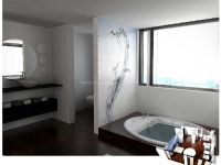 Mosaikfliesen Glassdecor im Badezimmer