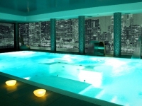 Mosaikfliesen Glassdecor im Badezimmer