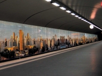 Mosaikfliesen Glassdecor als Fassadenverkleidung