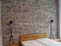 Mediterrane Wandgestaltung mit Marsalla - antik-grau - Schlafzimmer