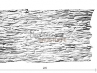 Steinpaneele Shetland Massblatt