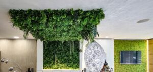 Deckengestaltung - Kunstpflanzen - Friseur