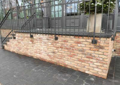Fassadengestaltung Gasthof - Ziegelstein Riemchen Rustikal
