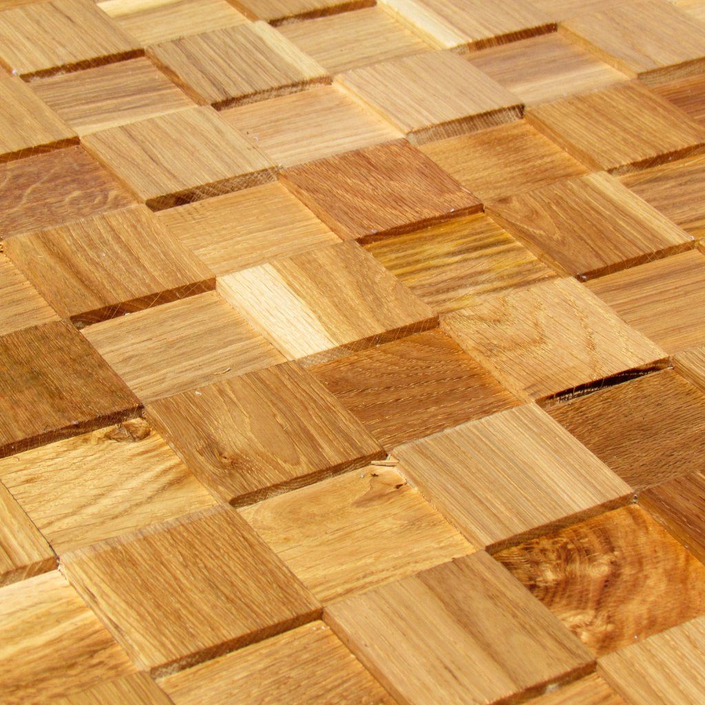 Holzpaneele - Ambiente Wood - Blocks Glatt Eiche