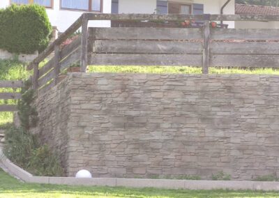 Kunststeinpaneele Amalfi - Gartenmauer