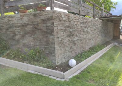 Kunststeinpaneele Amalfi - Gartenmauer