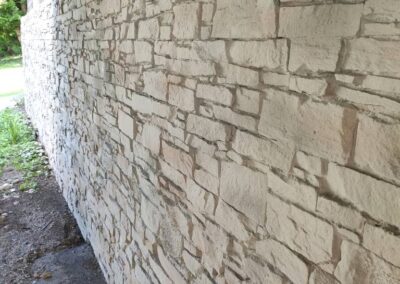 Kunststeinpaneele Amalfi - Gartenmauer