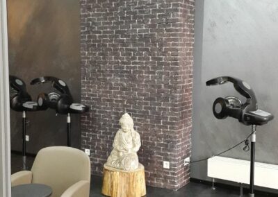 Kunststeinpaneele Manhattan - Grey Antique - Beauty Salon