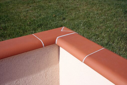 Mauerabdeckung - Chaperon Plate - Rouge