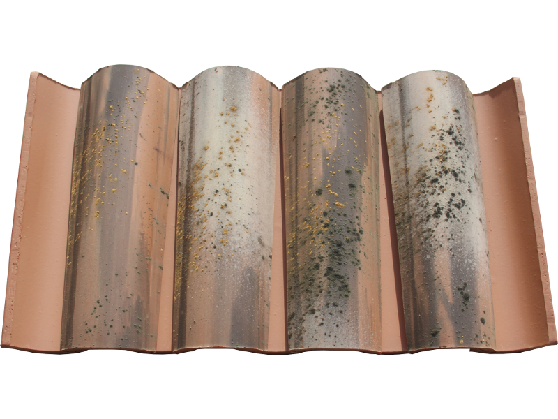 Mönch Nonnen Dachziegel - Toscana in der Farbe Rustico