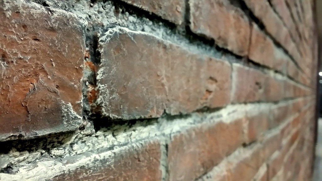 Rustikale Ziegel Steinwand im Büro in Hamburg